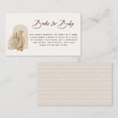 Boho子供部屋ブックリクエストのエンクロージャカード プレイスカード (正面/裏面)