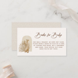 Boho子供部屋ブックリクエストのエンクロージャカード プレイスカード