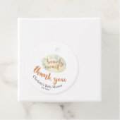 Boho子供部屋我々は赤ちゃんシャワーの好意を待つことができる フェイバータグ (インサイチュ)