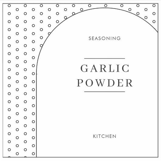 Boho小さなドットミニマルキッチンパントリーJARラベル シール (正面)