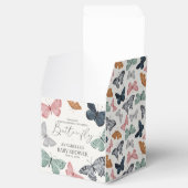 Boho小さな蝶の赤ちゃんシャワー フェイバーボックス (オープン)
