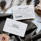 Boho小モダンさな名刺 名刺