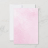 Boho少し蝶の彼女の方法ベビーシャワー 招待状 (裏面)