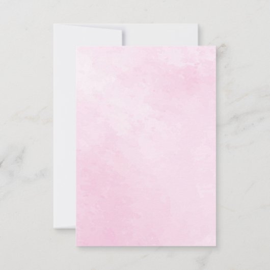 Boho少し蝶の彼女の方法ベビーシャワー 招待状 (裏面)