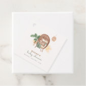 Boho居心地の良いテディベア睡眠赤ちゃんシャワー フェイバータグ (インサイチュ)