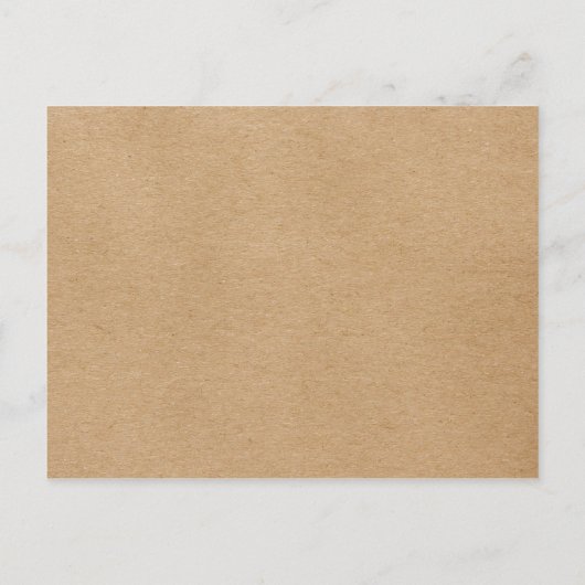 Boho幼少期の写真Save the Date 素朴 ポストカード (裏面)