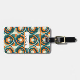 Boho幾何学模様 ラゲッジタグ