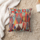 Boho幾何学的なKilimのプリントのクッションの質パターン クッション (ブランケット)