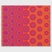 Boho幾何学的ギフトラッピング紙。 ラッピングペーパー (フラット)