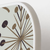 Boho幾何学矢印（白） ピックルボールラケット (左詳細)