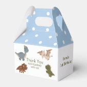 Boho恐竜青ありがとう フェイバーボックス (正面サイド)