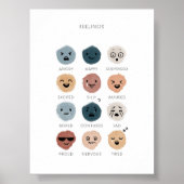 Boho感覚グラフプリント ポスター (正面)