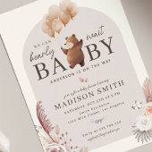 Boho我々は赤ちゃんシャワーを待つことができる 招待状
