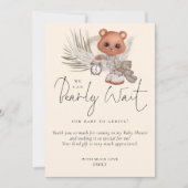 Boho我々は赤ちゃんシャワーを心待ちにでき感謝している サンキューカード (正面)