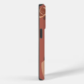 Boho抽象芸術アートウーマンイラストレーション自然、トーン Case-Mate iPhoneケース (裏面 / 右)