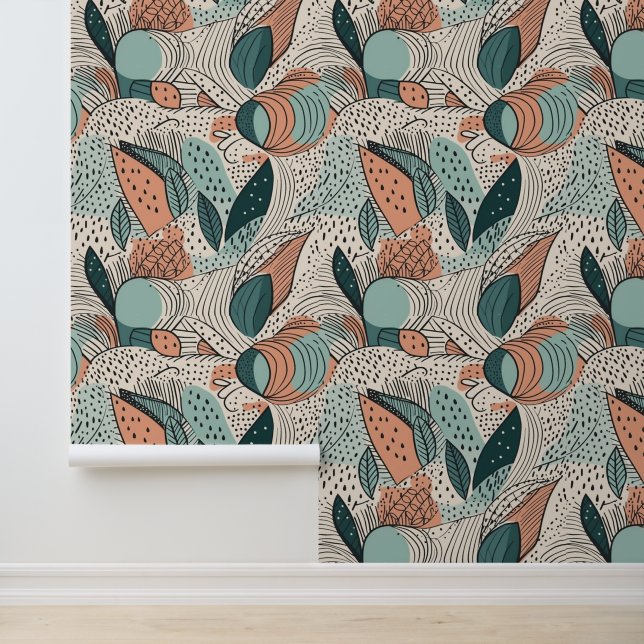 Boho抽象芸術ドールラインドット 壁紙 (アプリケーション)