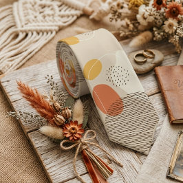 Boho抽象芸術パターン ネクタイ