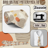 Boho抽象芸術パターン ネクタイ