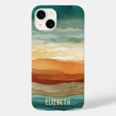 Boho抽象芸術パターン Case-Mate iPhoneケース (裏面)