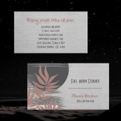 Boho抽象芸術ヒーリングと瞑想ビジネスカード 名刺