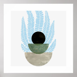 Boho抽象芸術図形 ポスター