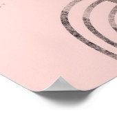 Boho抽象芸術幾何学ポスター ポスター (角)