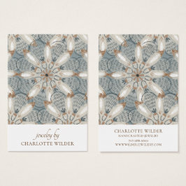 Boho抽象芸術形状イヤリング表示カード