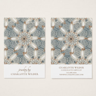 Boho抽象芸術形状イヤリング表示カード