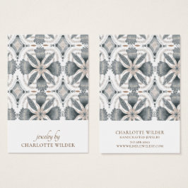 Boho抽象芸術形状イヤリング表示カード