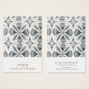 Boho抽象芸術形状イヤリング表示カード