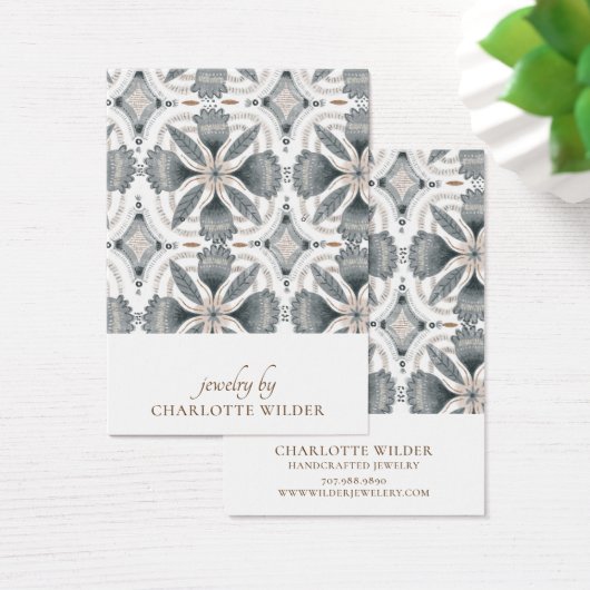 Boho抽象芸術形状イヤリング表示カード (デスク)