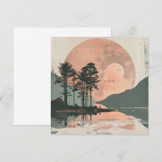 Boho抽象芸術横(1) (正面/裏面)