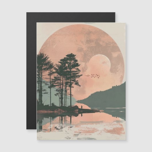 Boho抽象芸術横(1) (正面/裏面)