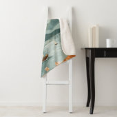 Boho抽象芸術横(11) シェルパブランケット (インサイチュ)