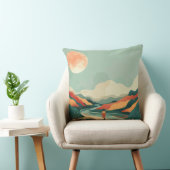 Boho抽象芸術横(14) クッション (椅子)