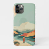 Boho抽象芸術横(14) Case-Mate iPhoneケース (裏)