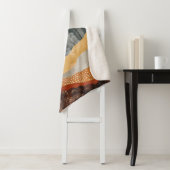 Boho抽象芸術横(15) シェルパブランケット (インサイチュ)