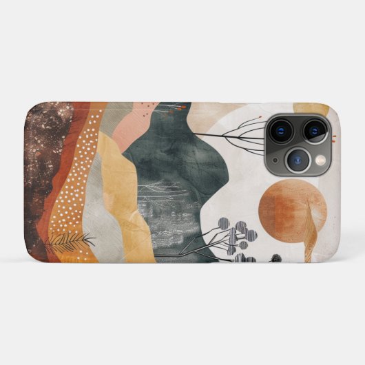 Boho抽象芸術横(15) Case-Mate iPhoneケース (裏面(横))