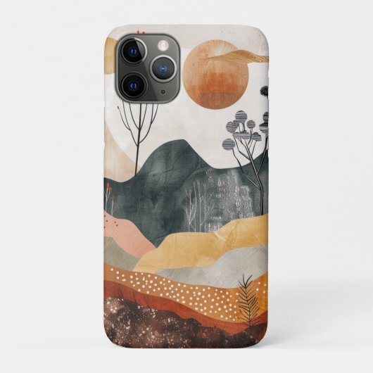 Boho抽象芸術横(15) Case-Mate iPhoneケース (裏)