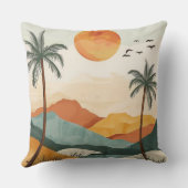 Boho抽象芸術横(16) クッション (裏面)