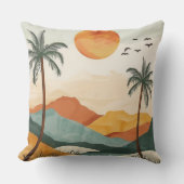 Boho抽象芸術横(16) クッション (正面)