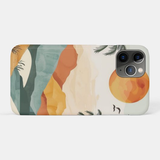 Boho抽象芸術横(16) Case-Mate iPhoneケース (裏面(横))