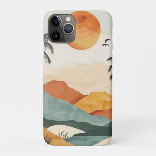 Boho抽象芸術横(16) Case-Mate iPhoneケース (裏)