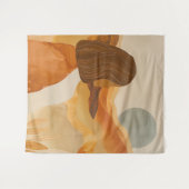 Boho抽象芸術横(17) タペストリー (正面(横))