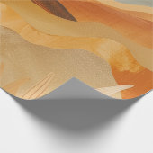 Boho抽象芸術横(17) ラッピングペーパー (角)