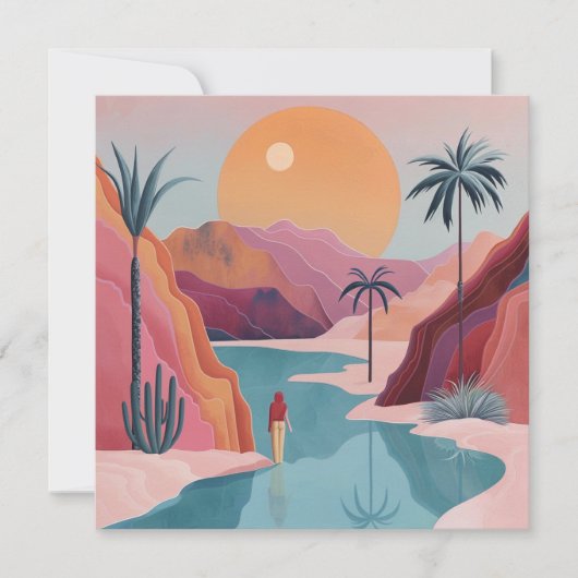 Boho抽象芸術横(18) (正面)