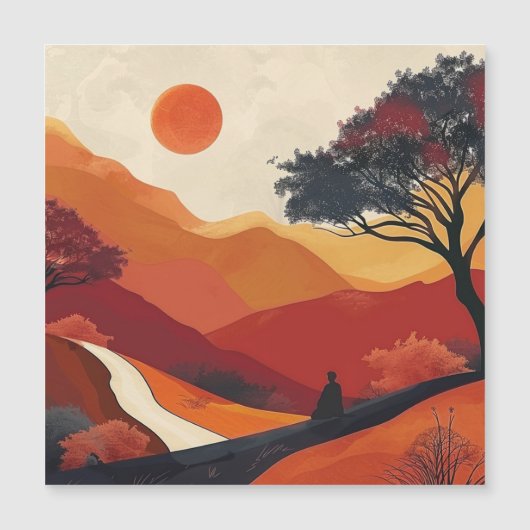 Boho抽象芸術横(19) (正面)