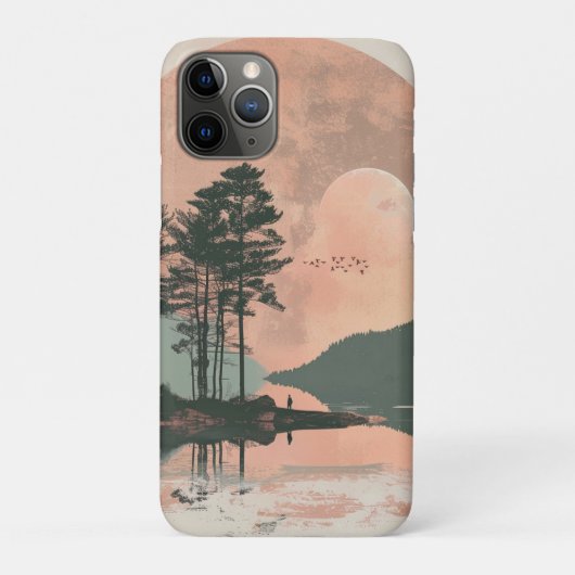 Boho抽象芸術横(1) Case-Mate iPhoneケース (裏)