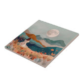 Boho抽象芸術横(21) タイル (側面)