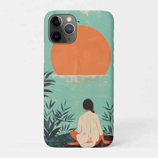 Boho抽象芸術横(22) Case-Mate iPhoneケース (裏)